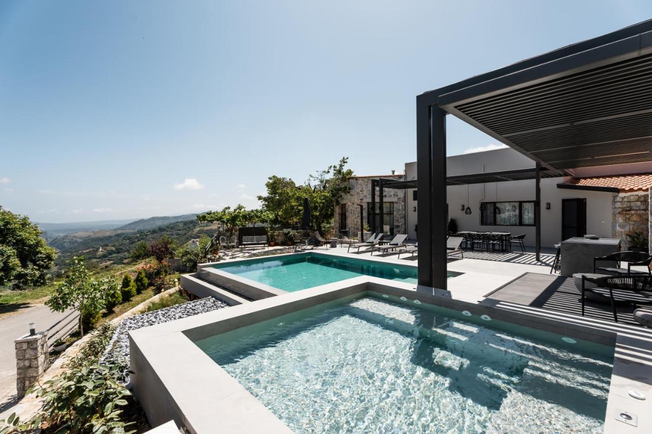 Eumelia Iconic Villa, With Heated Pool & Whirlpool, By Thinkvilla Asi Gonia Exterior foto