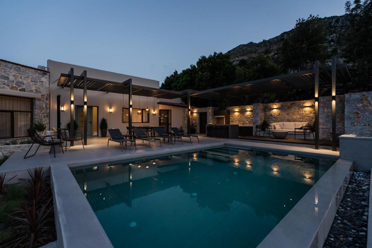 Eumelia Iconic Villa, With Heated Pool & Whirlpool, By Thinkvilla Asi Gonia Exterior foto